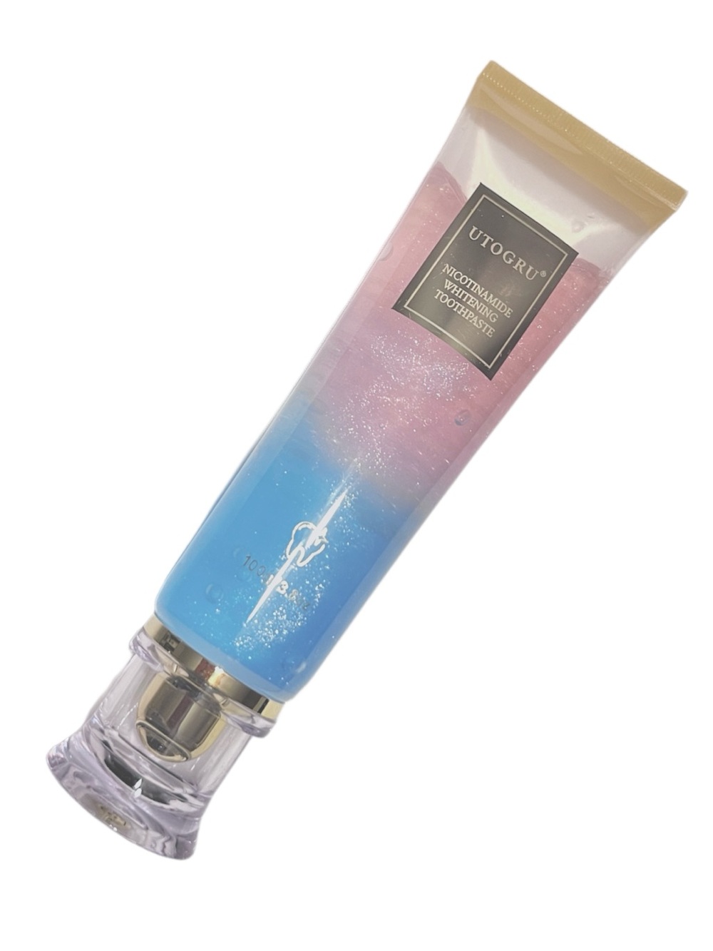 Utogru Nicotinamide Whitening Toothpaste Gel - Blue & Pink